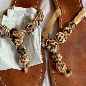 Mystique jewel embellished thong sandals